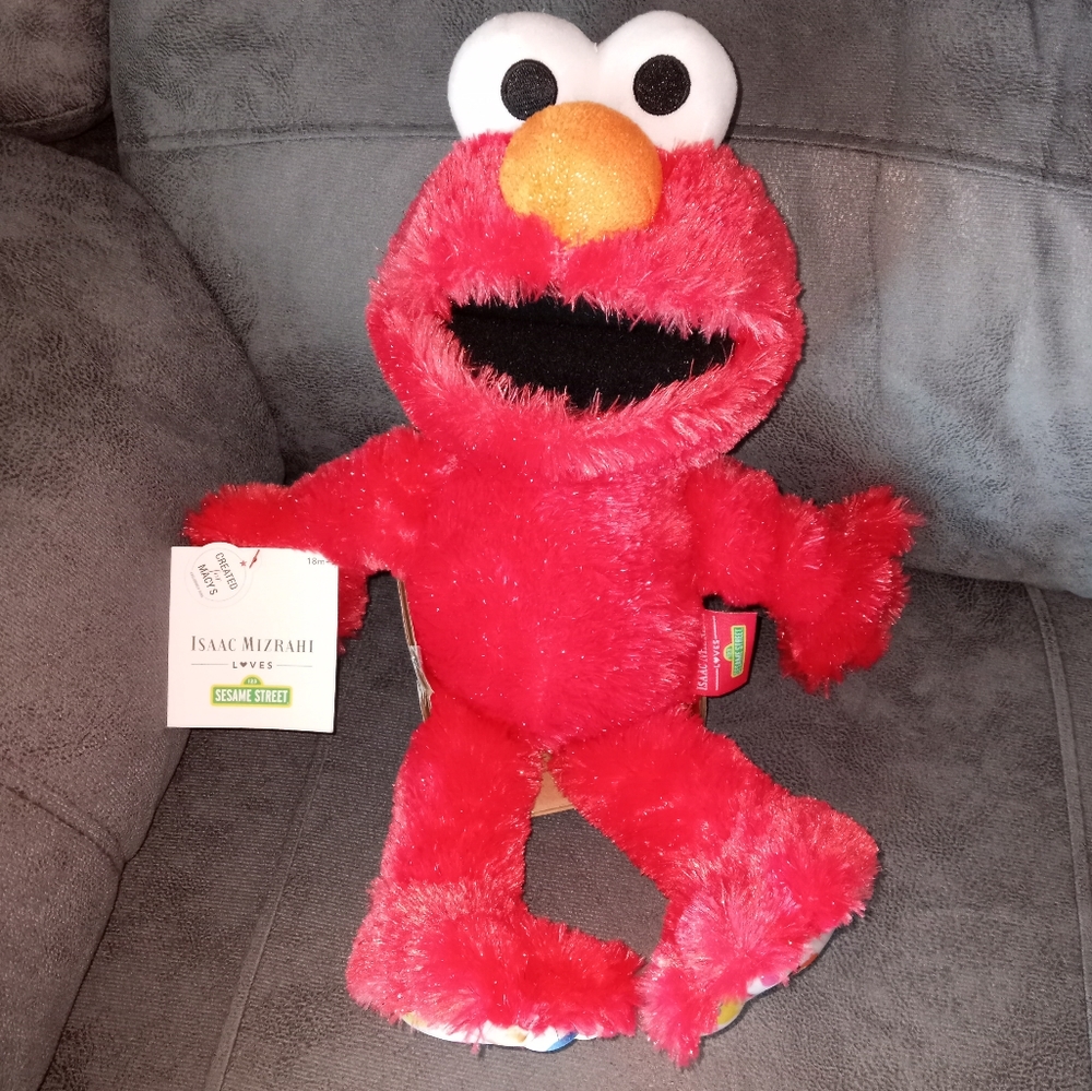 Sesame Street Issac Mizrahi limited edition collection Elmo stuffed animal